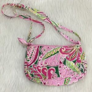 Vera Bradley crossbody pink paisley small purse
